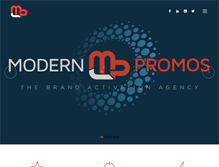 Tablet Screenshot of modernpromos.com